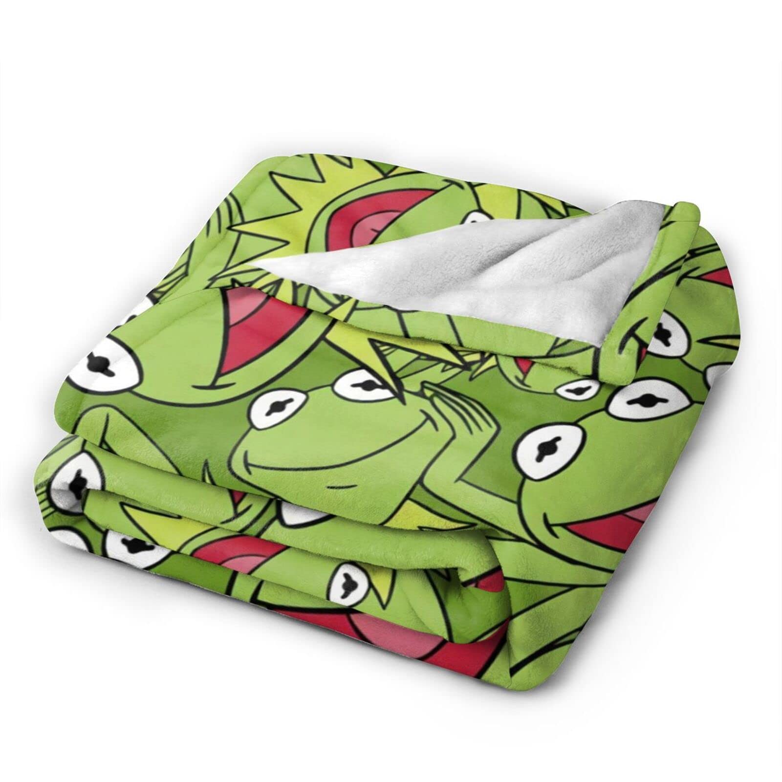 Amazon｜毛布 カーミット アニメ ひざ掛け 軽量 薄手 ブランケット